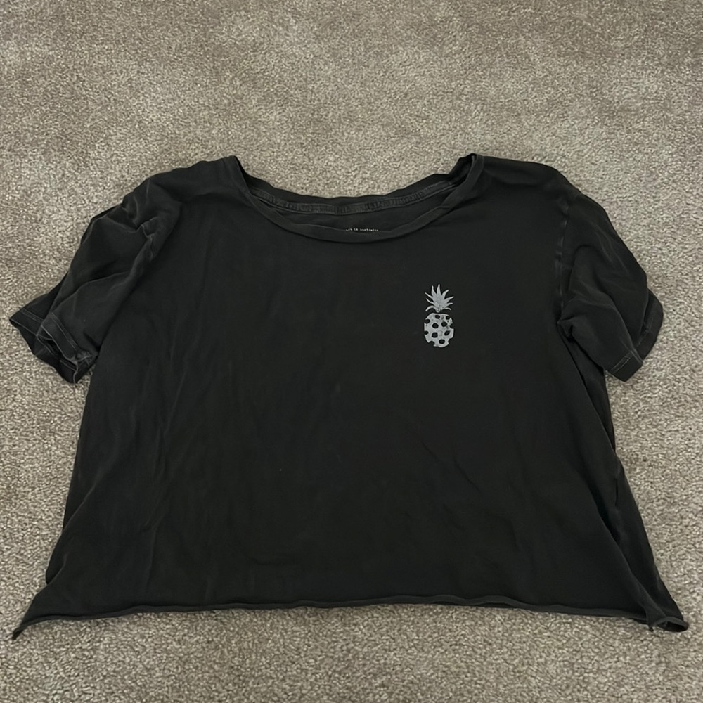 Billabong cropped pineapple shirt